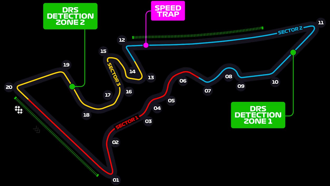 Mapa de Circuit of the Americas